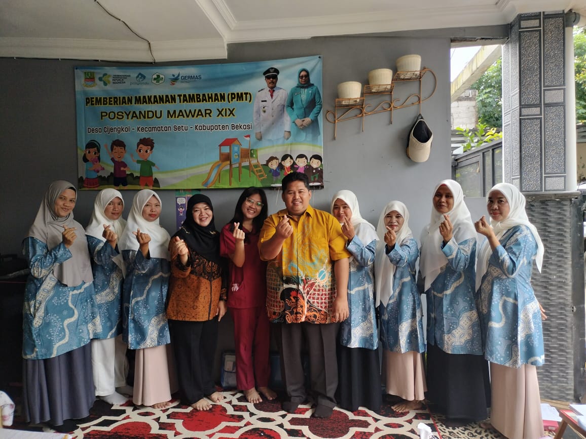 Posyandu Mawar 19 Cijengkol Giat Pemberian Vitamin A dan Stop Stunting